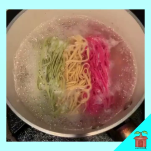 Mie Mi Ceria Lingkar Organik Bumbu Goreng 90 gram 2 Keping Tepung Mocaf Wortel Bayam Hijau Buah Naga