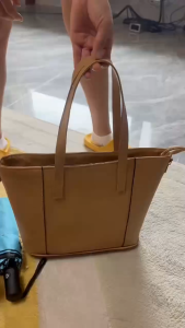 HY BAG #346 FASHION VERSATILE LADIES LEATHER 3PC TOTE BAG SET WITH REPLACEABLE STRAP AND DETACHABLE POUCH