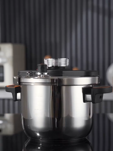 Induction Safe Stainless Steel Pressure Cooker Large Capacity Fast Cooking Explosion Proof Thickened Base
