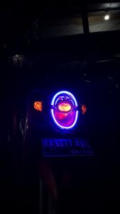 BISA COD SEPASANG KIRI KANAN LAMPU ALIS MOTOR 30CM