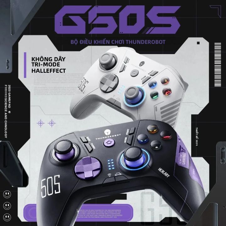Tay Cầm Chơi Game Không Dây THUNDEROBOT G50S Với Cần Điều Khiển Và Nút ...