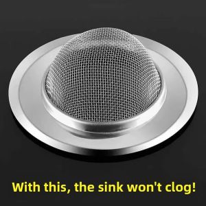Stainless Steel Kitchen Bathroom Sink Filter Net Universal Drain Cover Vegetable Washing Basin Water Pool Strainer Cage Lid