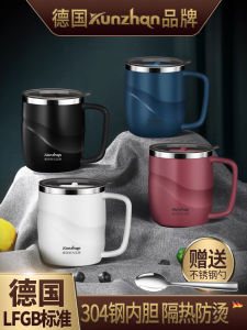 Large Capacity Stainless Steel 304 Drinking Mug with Lid Creative Home Use Simple Mens Food Grade Water Cup Nordic Style