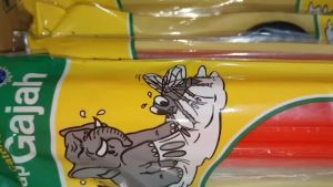 Lem Lalat Stik Cap Gajah Fly Catcher Pembasmi Serangga 12 Tangkai Lem kecoa cap Gajah bentuk Glue stick 12s Ampuh