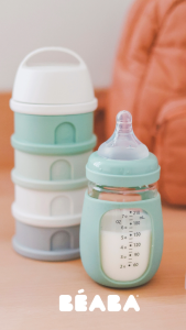 Beaba Stacking Milk Containers - Baby Formula Milk Container 4 Compartments