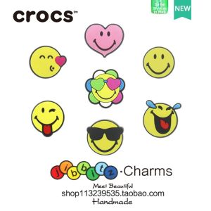 Cartoon Shoe Charm Decorative Buckle Clog Shoe Flower Cross Shoe Buckle Carrols Shoe Accessories Smart Star Expression