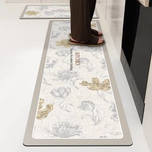 BULULOM | Oil-Resistant Easy-to-Clean Anti-Slip Water-Absorbent Dirt-Resistant Waterproof Washable Floor Mat