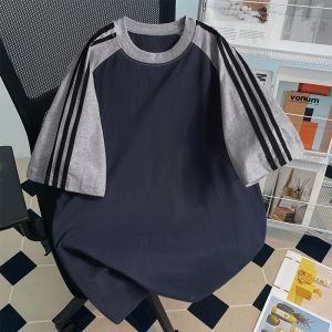 เสื้อยืดแขนสั้นลายการ์ตูน ทรงหลวม ผ้าฝ้าย ระบายอากาศได้ดี สำหรับผู้ชายและผู้หญิง ฤดูร้อน 2024 แฟชั่นเสื้อผ้าทำงาน