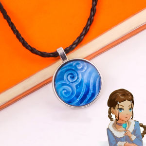 New Avatar The Last Airbender Necklace Kingdom Jewelry Water Tribe Pendant Glass Dome Necklace Women Men Jewelry Gift ﻿
