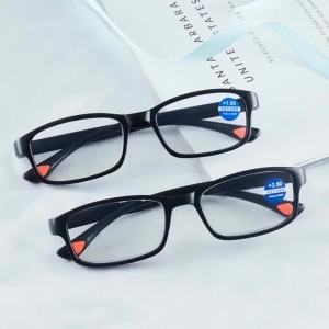 BMAD | 5 Piece Automatic Focusing TR90 Full Frame Presbyopia Glasses with Anti Blue Light An Ideal Gift for The Elderly Men and Women