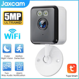 Tuya Smart Mini 5MP WiFi IP Camera Indoor Wireless Color Night Home Security AI Human Detect CCTV Surveillance Block Camera