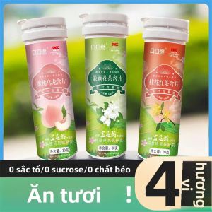 Tea Leaf Lozenges Fresh Breath Gummies Kiss Flavor Jasmine Duck Shit Fragrance Oral Refresher Candy Snacks from Mainland China