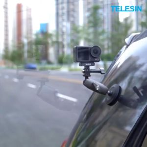 Telesin 360-Degree Magnetic Car Holder: A Versatile Camera Mount for Action Cameras