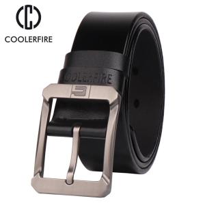 New Coolerfire Genuine Leather Belts for Men Brand Male Pin Buckle Jeans Mens Belt Luxury Designer High Quality Leather Belt