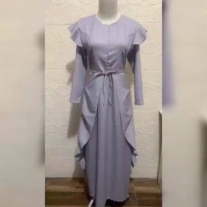 Gamis Wanita Busui Terbaru Kekinian Model Kerutan Maxi Kaylie Dress Matt Moscrepe Ukuran Jumbo