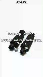 Footstep Belakang Beat Lama FI & Revo Absolute & Spacy Karbu FI & Vario 125 150 eSP LED New 2015-2022-Techno 125 FI-Helm In & Supra X 125 FI New Foot Step Fotstep Bustep Pijakan Injekan