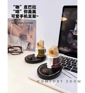 Capybara Mobile Phone Stand Coffee Cup Capybra Model Office Décor