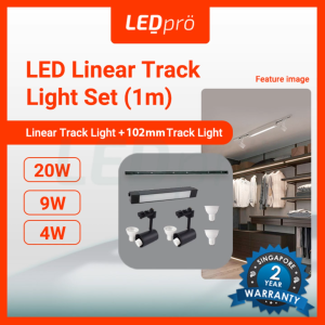 LED PRO LED LIGHT LED Linear Track Light 1pc with Track Light 2 pcs 1m Track Complete Set