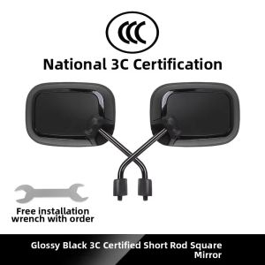 WANSLO | Universal Clear Rearview Mirror for Electric Bicycles