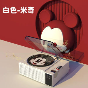 Disney Collaborative Strawberry Bear Wireless Bluetooth Speaker AI Smart Clock New Bass Cannon Small Desktop Sound Box