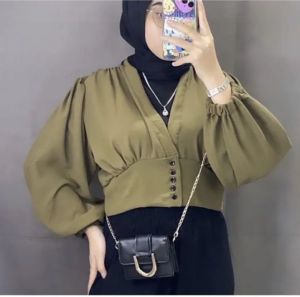 BLOUSE MAURIN SEMI OUTER CRINKLE PREMIUM