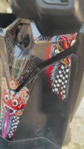 Striping Vario Techno 125/150 Pelindung Dashboard Vario 125 Tankpad deckpad Vario 125 2012-2015 (body protektor deck pad cover)