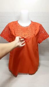 Shafire Cotz 001 Blus Wanita Katun Brokat Bangkok Size XL