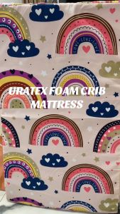 Fitted Bed Sheet Cover Only for Crib Mattress Uratex Foam 22x36x2 inches with FREE GIFT | Crib & Foam not included