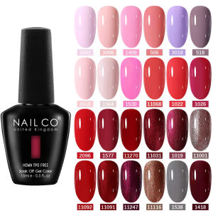 NAILCO 15ml Autumn Brown Colors Series Gel Varnish Coffee Gel Nail Polish Winter Reddish Gellak Design Lacquer Nail Art Manicure