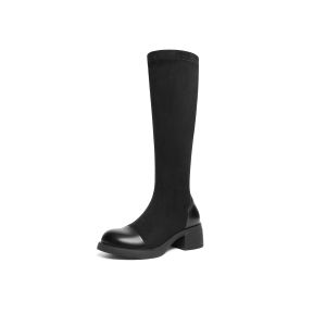 Reddragonfly | High Heel Stretch Boots Autumn Winter Slimming Design Black
