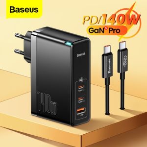 Baseus 140W GaN 5 Pro USB Type C Charger PD 3.1 QC Quick Charge 4.0 USBC Fast Charging Charger For MacBook Pro iPhone 14 Xiaomi