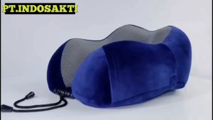 COD Rhodey Bantal Leher U-Shape Travel Neck Pillow Memory Foam Beludru - SER43 / bantal leher nyaman perjalanan tauh bahan lembut trapel empuk praktis untuk bepergian pesawat mobil tidur nyenyak kokoh awet terbaik viral rekomended paling bagus top bagus