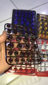 Tutup Kepala Baut Isi 30 Pc Twotone Gold Merah Biru Chrome Barang Realpict Dan Vidio