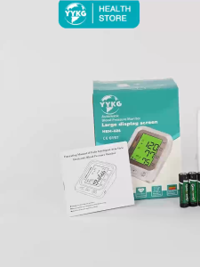 Large Screen Digital Arm Blood Pressure Monitor - Dual User Heart Rate & Pulse Detection