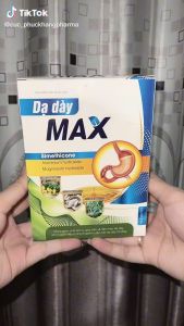 DẠ DÀY MAX HỔ TRỢ GIẢM ACID DỊCH VỊ GIÚP BẢO VỆ NIÊM MẠC DẠ DÀY HỔ TRỢ GIẢM TRIỆU CHỨNG BỊ VIÊM LOÉT DẠ DÀY_Dạng gói