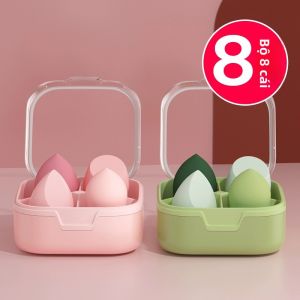 MONLEYTA | Khăn trang điểm siêu mềm không thấm nước dùng cho kem nền và foundation chuyên nghiệp Khăn trang điểm dạng bọt khí