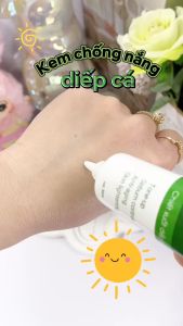 Kem Chống Nắng Thuần Chay Diếp Cá IGREEN Bảo vệ Da trước ánh nắng tia UVA UVB UBC chống nắng Phổ Rộng SPF50+ nâng tone nhẹ nhàng PA++++