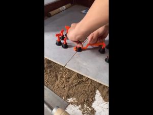 Toolshub Universal Tile Leveler Clip Set 50pcs Tile Wedges and Spacers Reusable Leveling System for Precision Flooring & Wall Tile Installation