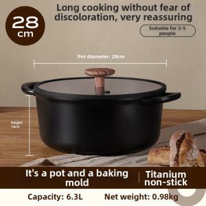 JEETEE | Non-stick Multi-function Cooking Pot Dual Handles