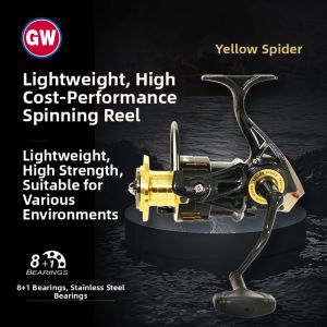 GW | Spinning Reel Durable Fishing Reel Corrosion Resistant Sea Fishing Rock Fishing