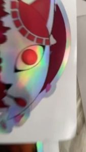 Stiker Hologram Anime Anya Spy x Family 8 cm