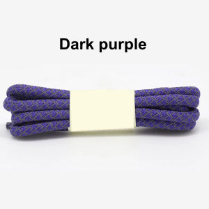 1 Pair 3M Reflective Shoelaces Top Quality Round Shoe Laces Boots and Sneaker Shoelace 19 Colors Length 100cm 120cm 140cm 160cm