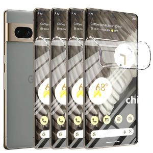 4 Miếng Dán Bảo Vệ Màn Hình Phim Hydrogel Siêu Mỏng Cho Google Pixel - Tương Thích Với Pixel 7/8/8A/7A/6A/6/6Pro/5/4XL - Phim Gel Chống Trầy Xước Không Kính