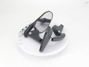 Motorcycle universal rearview mirror foldable Japanese horn reflector cermin belakang motosikal universal