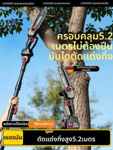 LONGKE | High Power Electric Chainsaw for Pruning and Cutting Trees Handheld