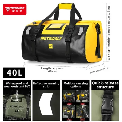 MOTOWOLF | Waterproof Motorcycle Bag
