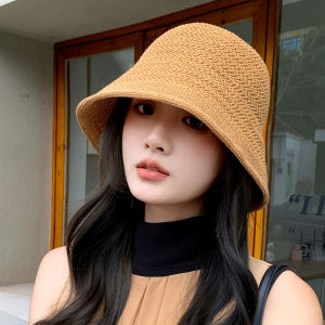 Fisherman Hat Winter New Arrival Knitted Bucket Hat Small Face Casual Sun Hat Female Spring & Fall UV Protection Sun Hat