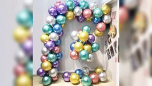 38pcs /Set Assorted Chrome Balloons Set for Birthday Anniversary Christening Party Decor 1023