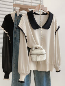 Trendy New Winter Elegantly Designed Loose Collar Knit Sweater