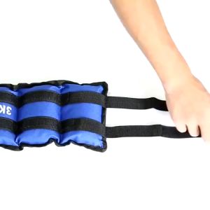 (2Pcs) Set Leg Ankle Weights 1~6KG Wrist Iron For Adjustable Strength Training Teenagers And Adult